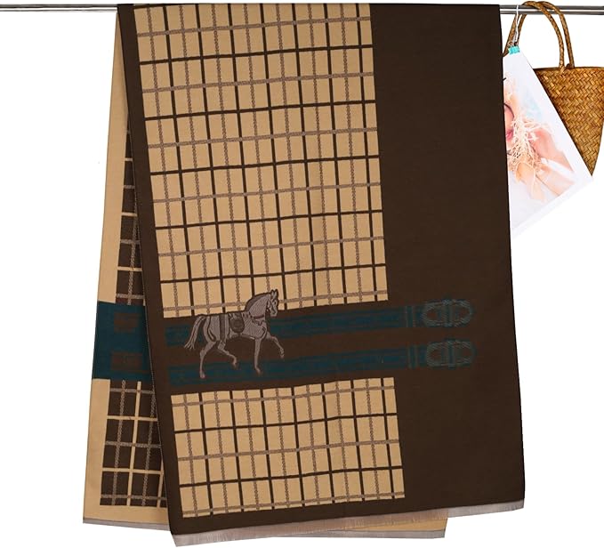 EXTREE Scarfs for Women Pashmina Silky Shawl Wrap for Evening Dressing Blanket Open Front Poncho Cape