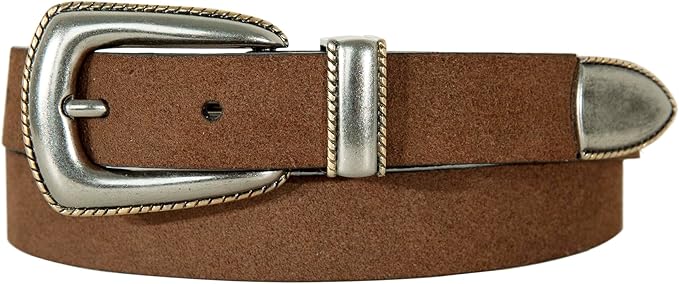 Lucky Brand Women's Western-Inspired Leather Belt | Classic | American Heritage | Casual | Vintage | Cowboy