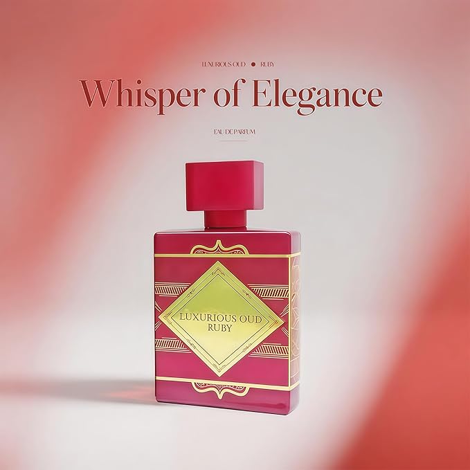 LA BELLA, Perfume for Women, Long Lasting EDP, Feminine Scent, Delicate Fragrances for Women, Day to Night Wear, 3.4 Fl Oz (Luxurious Oud Ruby)