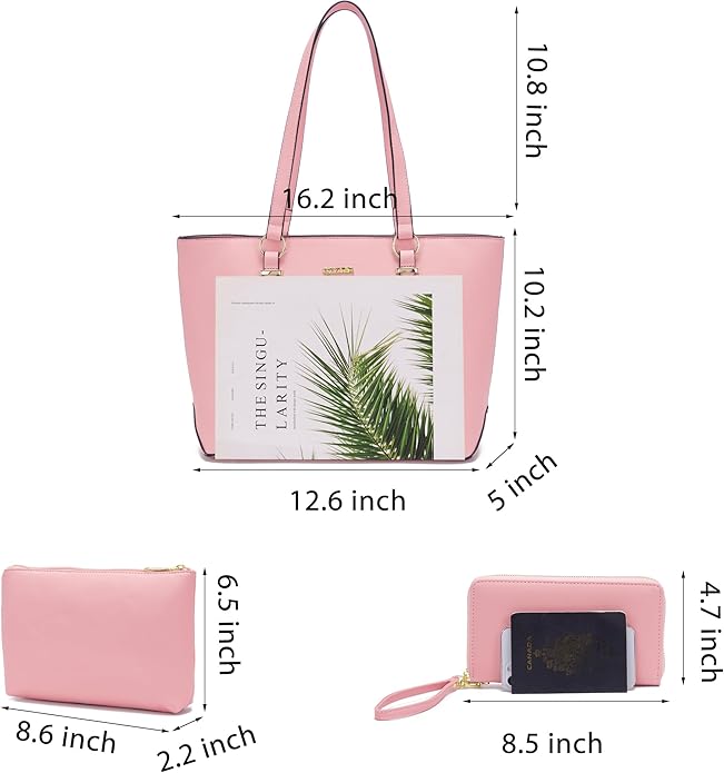 Purses And Wallets Set For Women Work Tote Satchel Handbags Shoulder Bag Top Handle Totes Purse With Matching Wallet