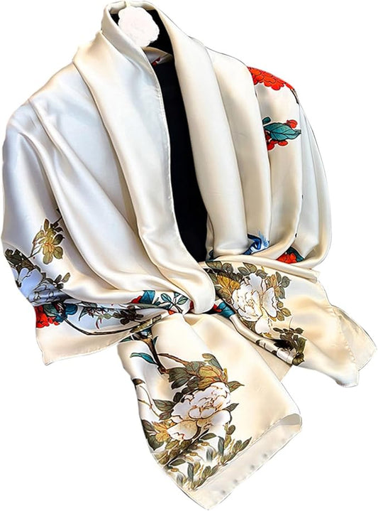 Shawl Scarf For Women Lightweight Scarves Floral Pattern Formal Evening Dressesformal Shawl Summer Wraps