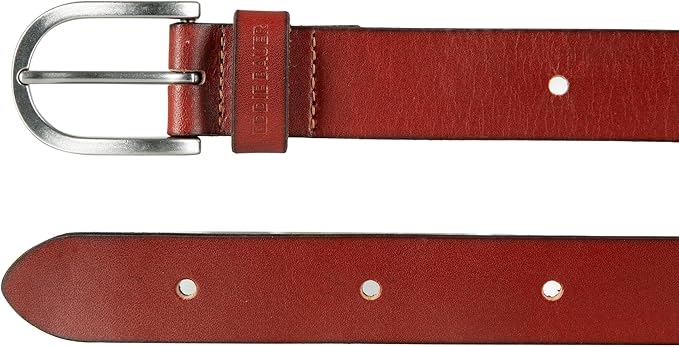 Eddie Bauer Women's Casual Leather Belts with Durable Metal Buckle