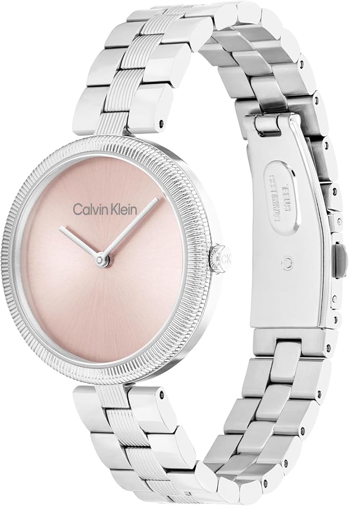 Calvin Klein Gleam - Women's 2H Quartz Watch Stainless Steel - Water Resistant 3 ATM/30 Meters - A Timeless Elegance for Her Everyday Lifestyle - 32 mm