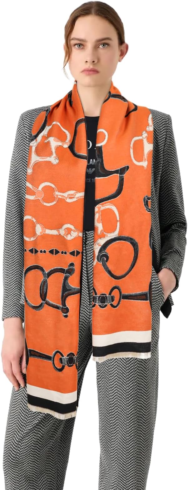 EXTREE Scarfs for Women Pashmina Silky Shawl Wrap for Evening Dressing Blanket Open Front Poncho Cape