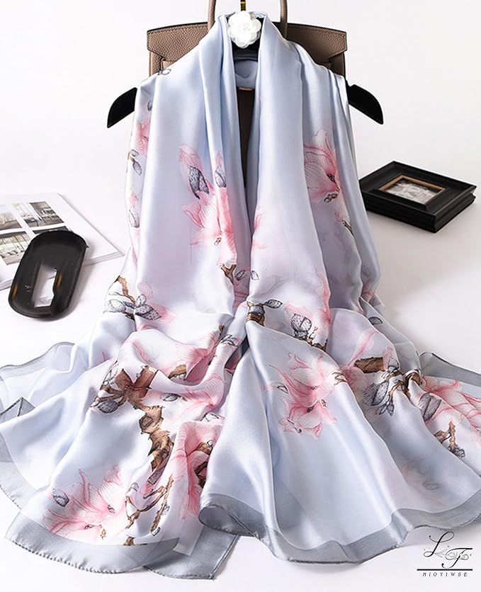 Shawl Scarf For Women Lightweight Scarves Floral Pattern Formal Evening Dressesformal Shawl Summer Wraps