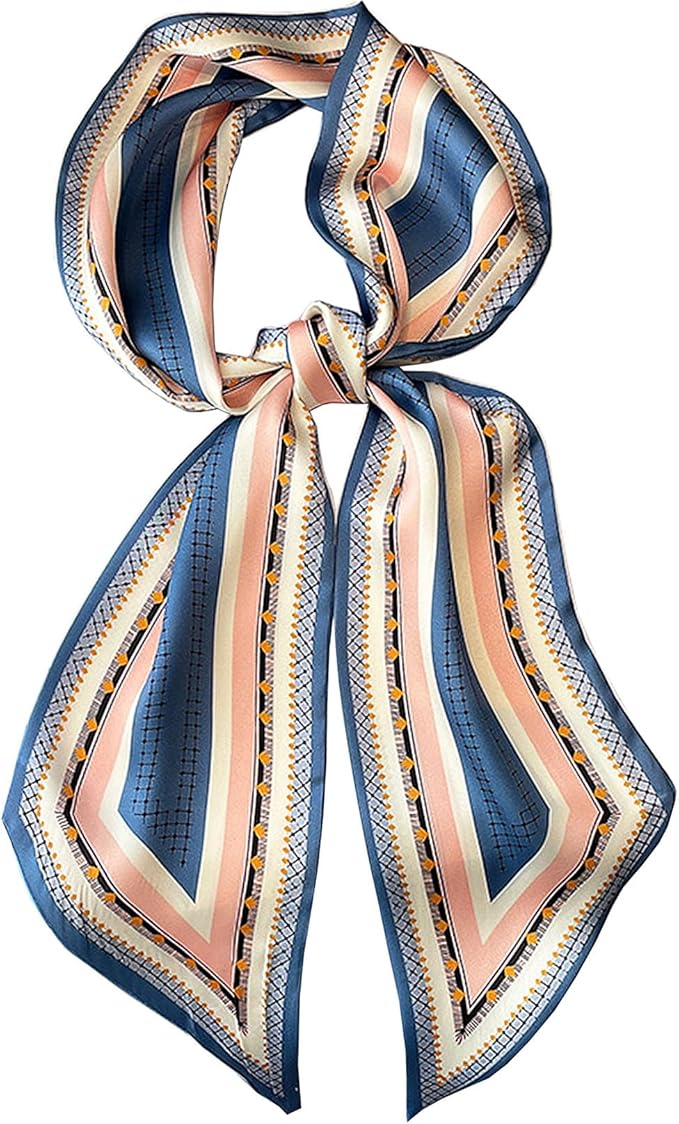 Purse Scarf For Handbags Head Scarves For Women's Hair Bags Scarfs Long Skinny Scarves Fashion Silky