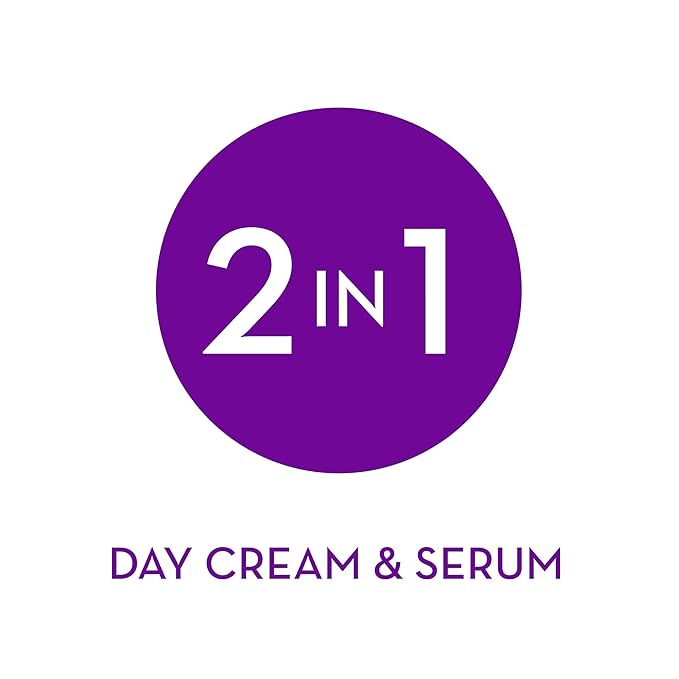 Olay Face Serum, Age Defying Anti-Wrinkle 2-in-1 Day Cream - Anti-Aging, Anti-Wrinkle, Smooths Fine Lines and Wrinkles, Firming, Lifting - Niacinamide, Glycerin, Aloe Vera, 1.7 Oz