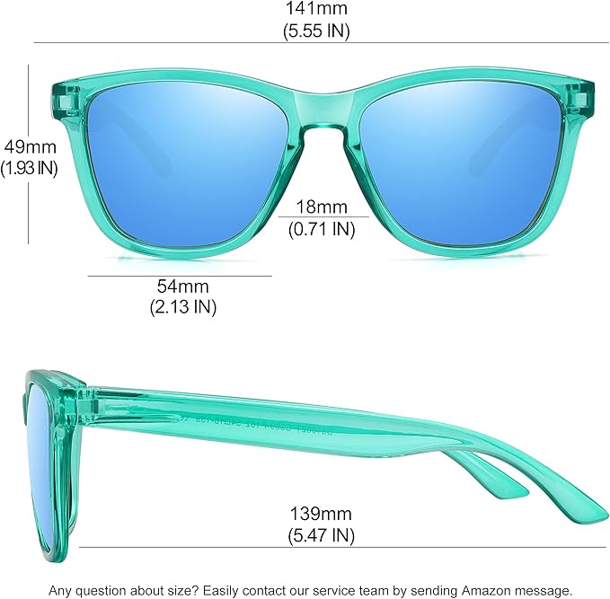 MEETSUN Polarized Sunglasses for Women Men Trendy Classic Retro Designer Style