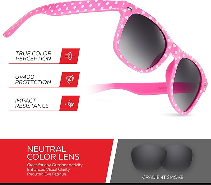 Retro Rewind Polka Dot Vintage Fashion Sunglasses for Women UV400