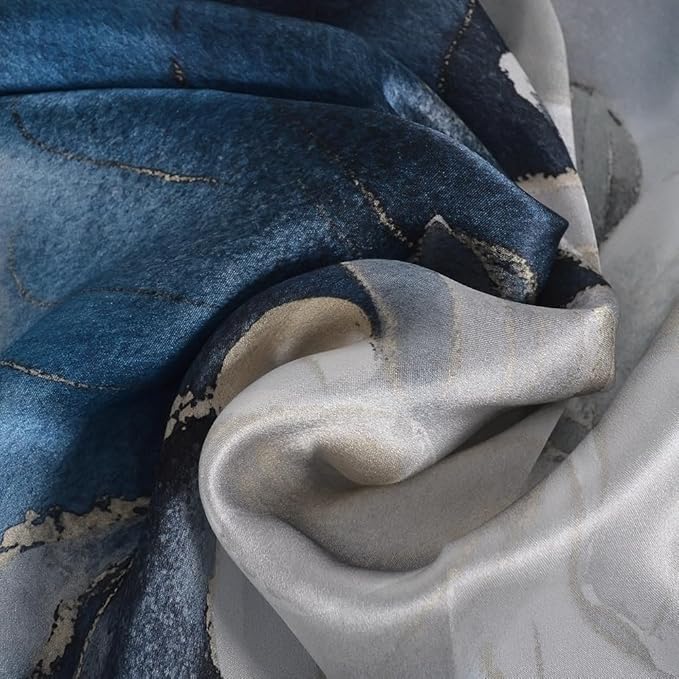 100% Mulberry Silk Scarf for Women Neck Oblong Headscarves Long Floral Print Lightweight Silk Wraps Shawls 67"*20"