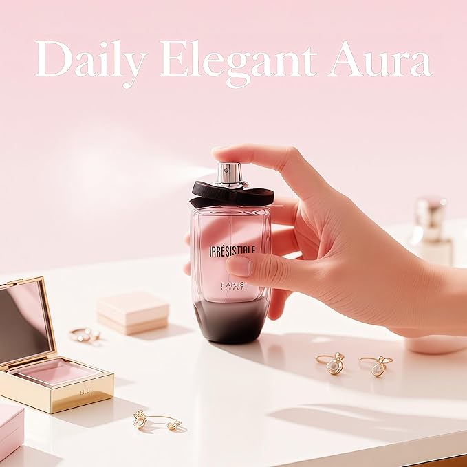 IRRESISTIABLE Women's Cologne-Style Perfume 100ml White Floral & Woody Eau de Orange Blossom & Vetiver Gift Fragrance