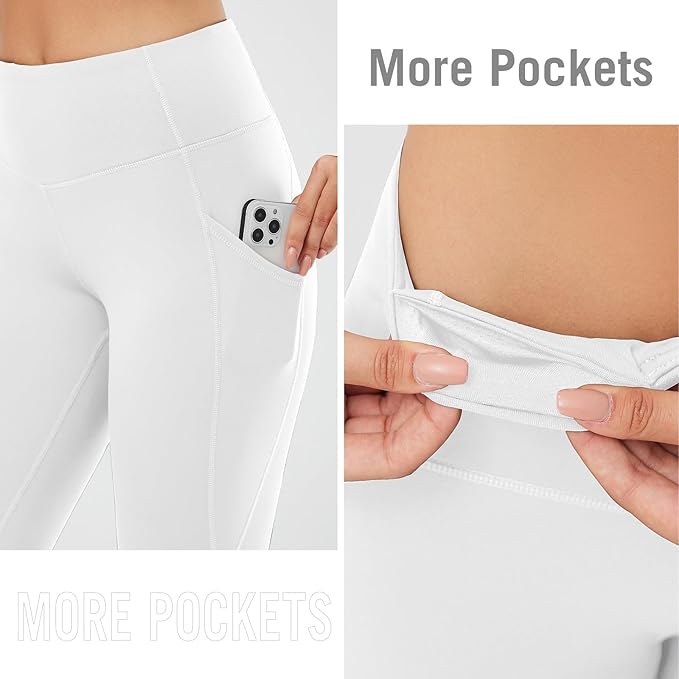 baleaf Winter Clothing Women Leggings Fleece Lined Tights Thermal Warm Thick Cold Weather Gear 1 Pockets