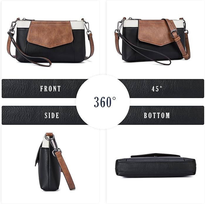 Small Crossbody Bags for Women, Cell Phone Bag Mini Over Wristlets Handbag Wallet Purse with Card Slots