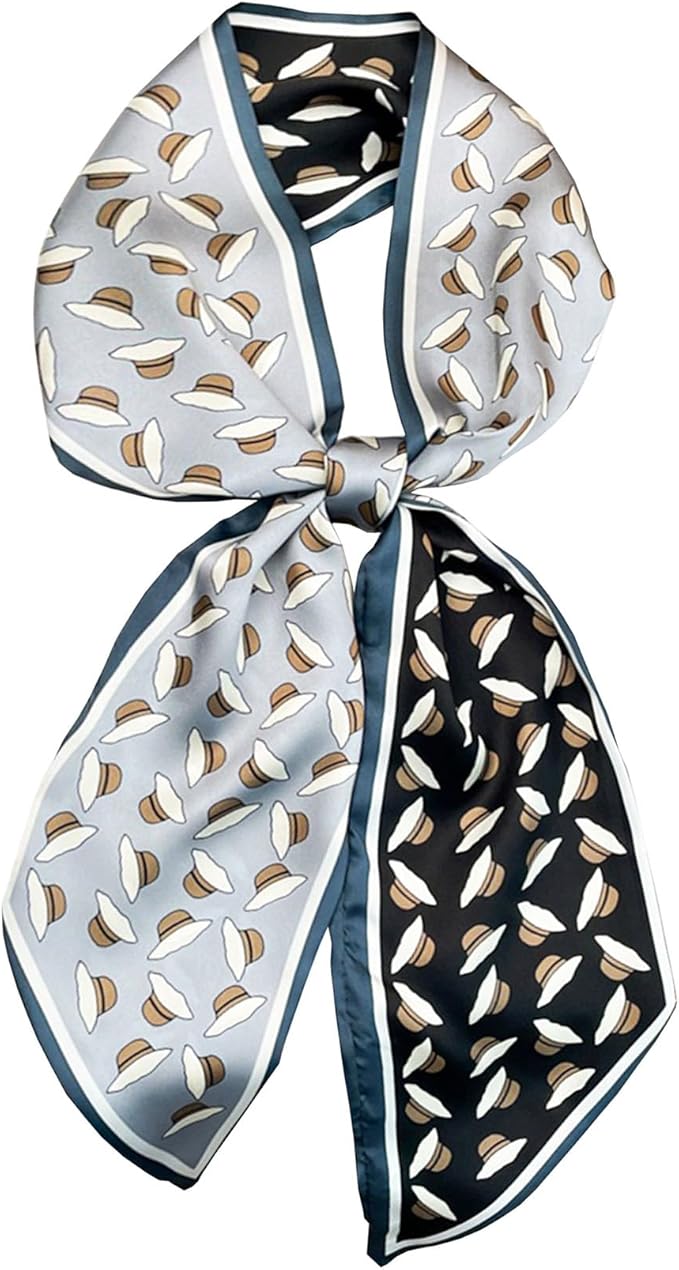 Purse Scarf For Handbags Head Scarves For Women's Hair Bags Scarfs Long Skinny Scarves Fashion Silky