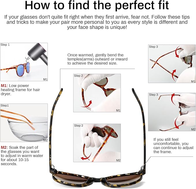 DUCO Polarized Sunglasses for Women Retro Round Women's Sunglasses Classic Vintage UV400 Shades DC1230