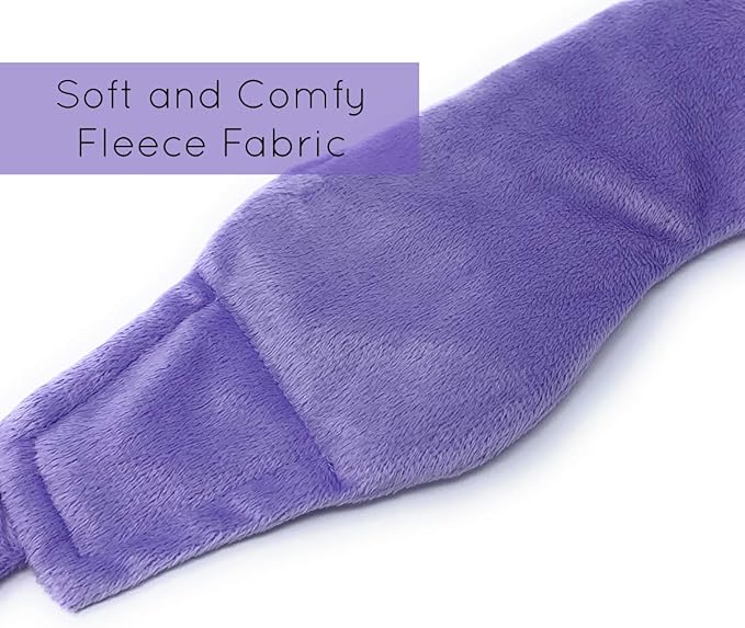 Weighted Lavender Eye Mask for Sleeping, Relaxation, Meditation & Self-Care – Aromatherapy Lavender Eye Pillow – Calming Spa Gift for Women, Men, Mom, Dad