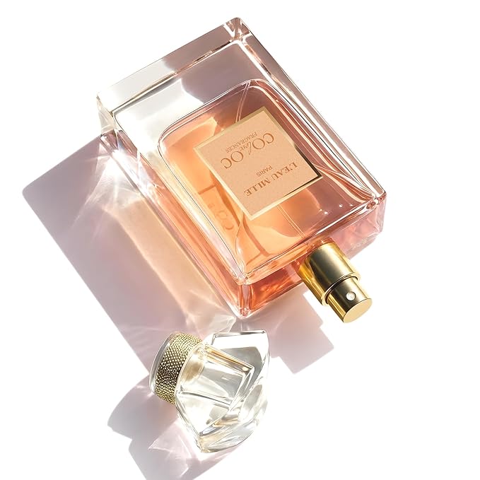 L'EAU MLLE Paris Eau de Parfum - Fresh & Floral Oriental Notes Of Citrusy, Rose Essence, Warm Vanilla & Earthy Patchouli, Long Lasting Womens Perfume, Precious Gift - 5ml Red Empty Bottle