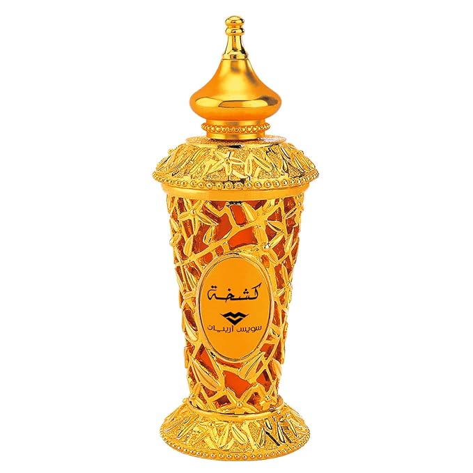 Swiss Arabian Kashkha - Luxury Products From Dubai - Long Lasting And Addictive Personal Perfume Oil Fragrance - A Seductive Signature Aroma - 0.6 Oz
