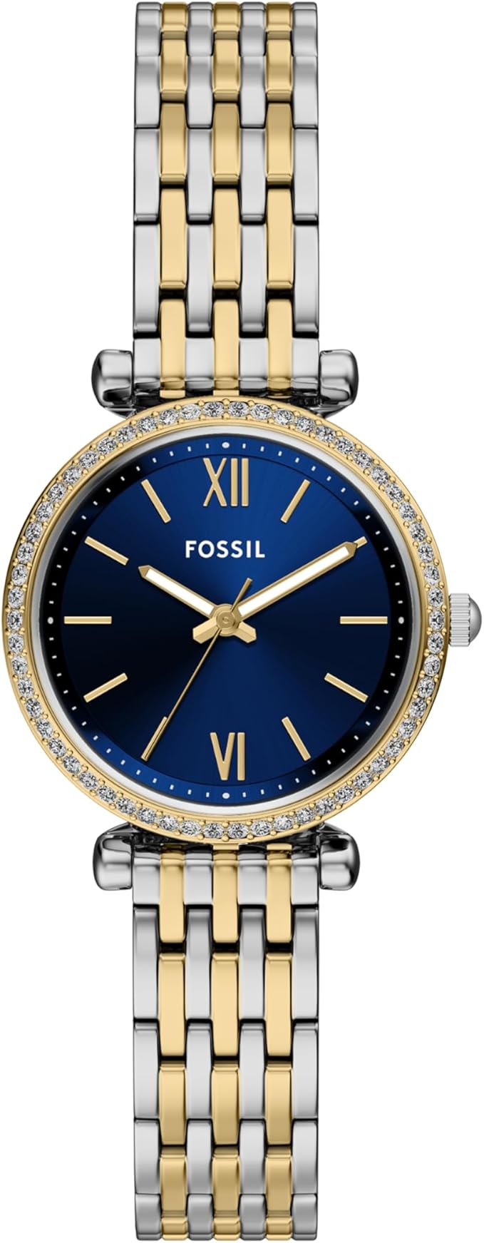 Fossil Women's Carlie Quartz Stainless Steel Three-Hand Watch