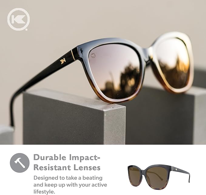 Knockaround Deja Views Polarized Sunglasses for Women & Men - Trendy Sunglasses - UV400 Protection