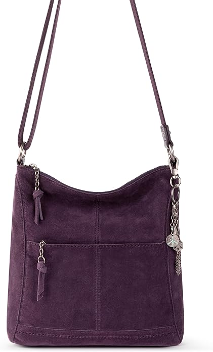 The Sak Lucia Crossbody Bag in Leather, Convertible Purse with Adjustable Strap