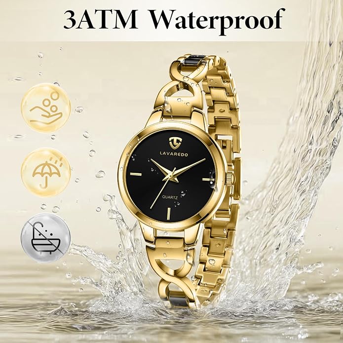 NN BEN NEVIS Gold Watches for Women Elegant Classic Minimalist Watch with Fashion Bracelet Luxury Birthday Gifts