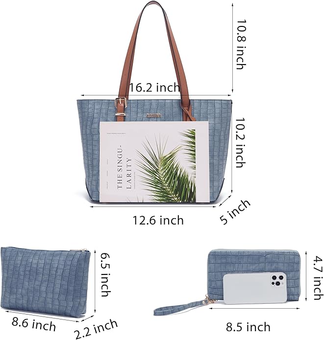 Purses And Wallets Set For Women Work Tote Satchel Handbags Shoulder Bag Top Handle Totes Purse With Matching Wallet