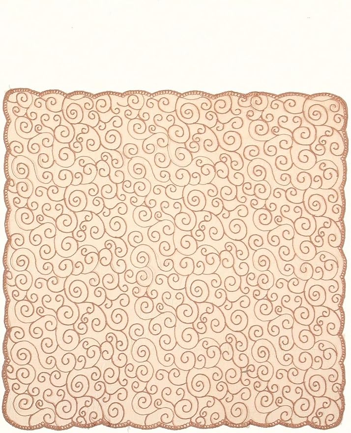Floerns Women's Flower Embroidery Hair Scarf Headband Sheer Lace Hair Bandana