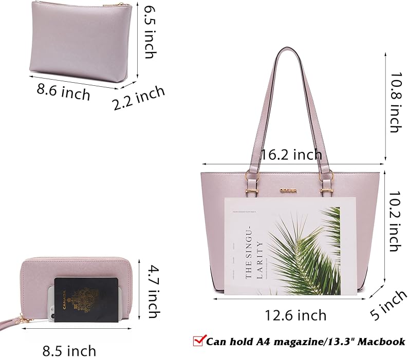 Purses And Wallets Set For Women Work Tote Satchel Handbags Shoulder Bag Top Handle Totes Purse With Matching Wallet