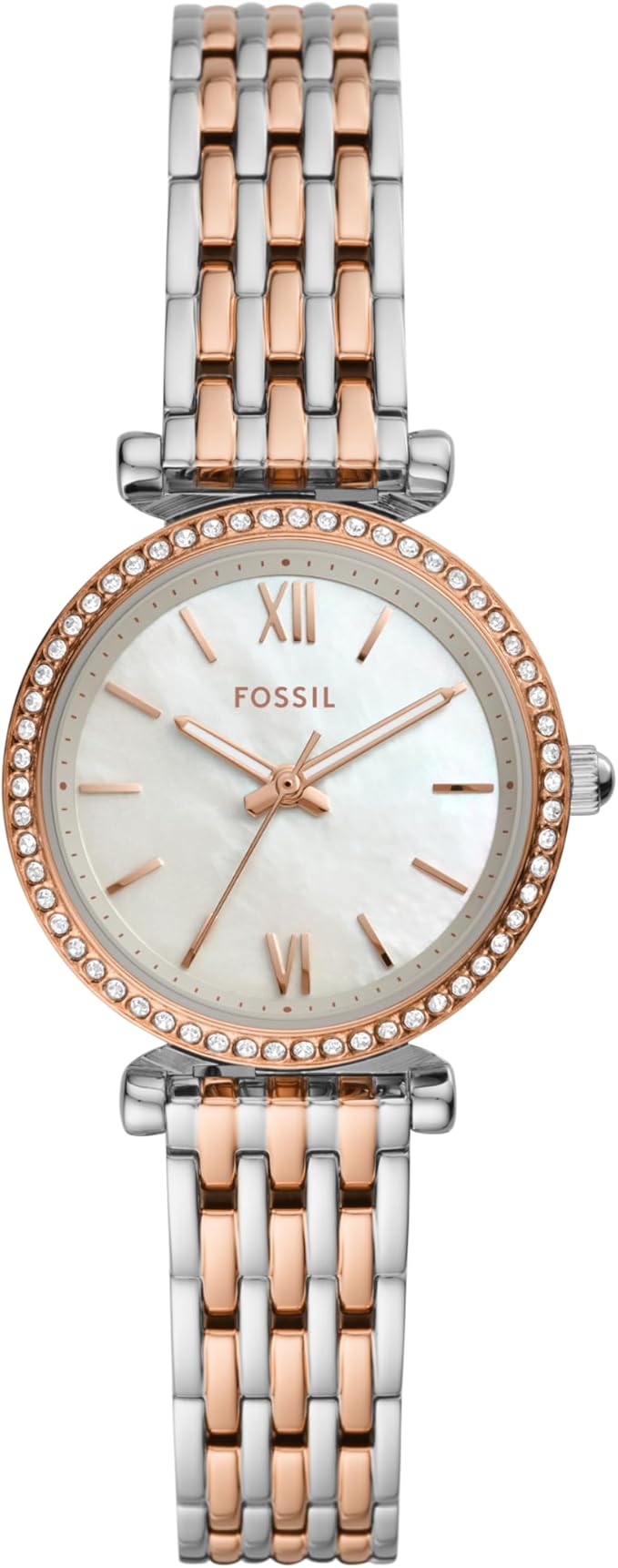 Fossil Women's Carlie Quartz Stainless Steel Three-Hand Watch