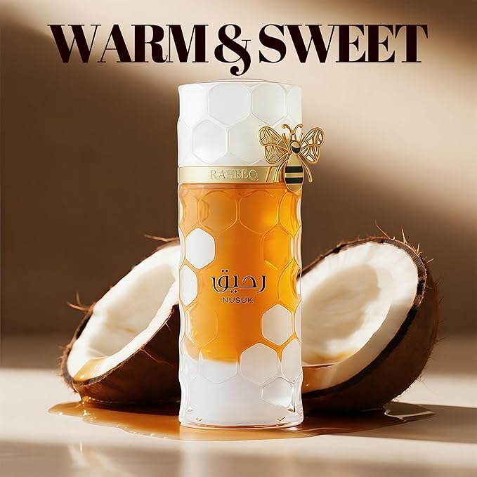 Raheeq Women's Perfume 3.4 Fl Oz Eau de Parfum - Honey,Lemon,Coconut,Vanilla Absolute Luxury Scent Long Lasting Fragrance