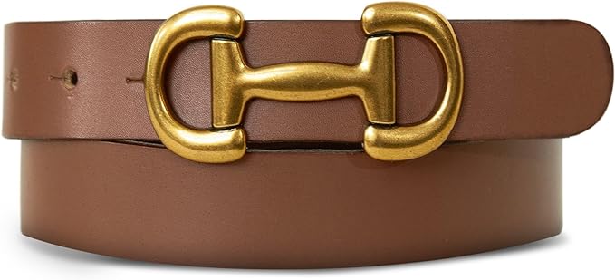 Lucky Brand Women's Fashion Leather Belt | Stylish | Trend | Classic | Modern | Jean | Pant | Skirt | Dress