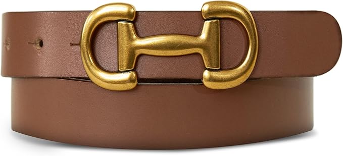 Lucky Brand Women's Fashion Leather Belt | Stylish | Trend | Classic | Modern | Jean | Pant | Skirt | Dress