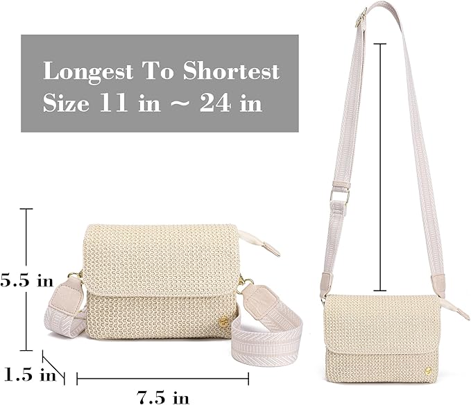 MINICAT Straw Small Summer Purses for Women Crossbody Purse Beach Bags for Everyday Cruise Travel Vacation Essentials | Straw, Small, Summer, for Everyday, Cruise, Travel, Vacation, Essentials