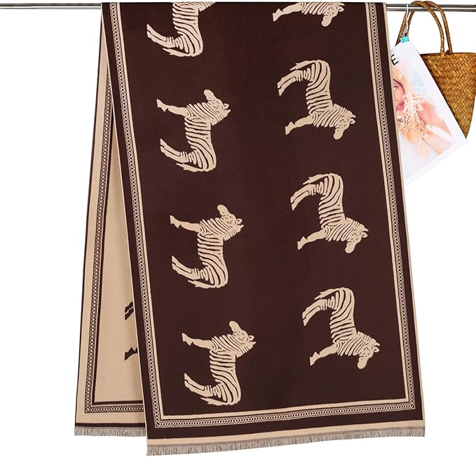 EXTREE Scarfs for Women Pashmina Silky Shawl Wrap for Evening Dressing Blanket Open Front Poncho Cape