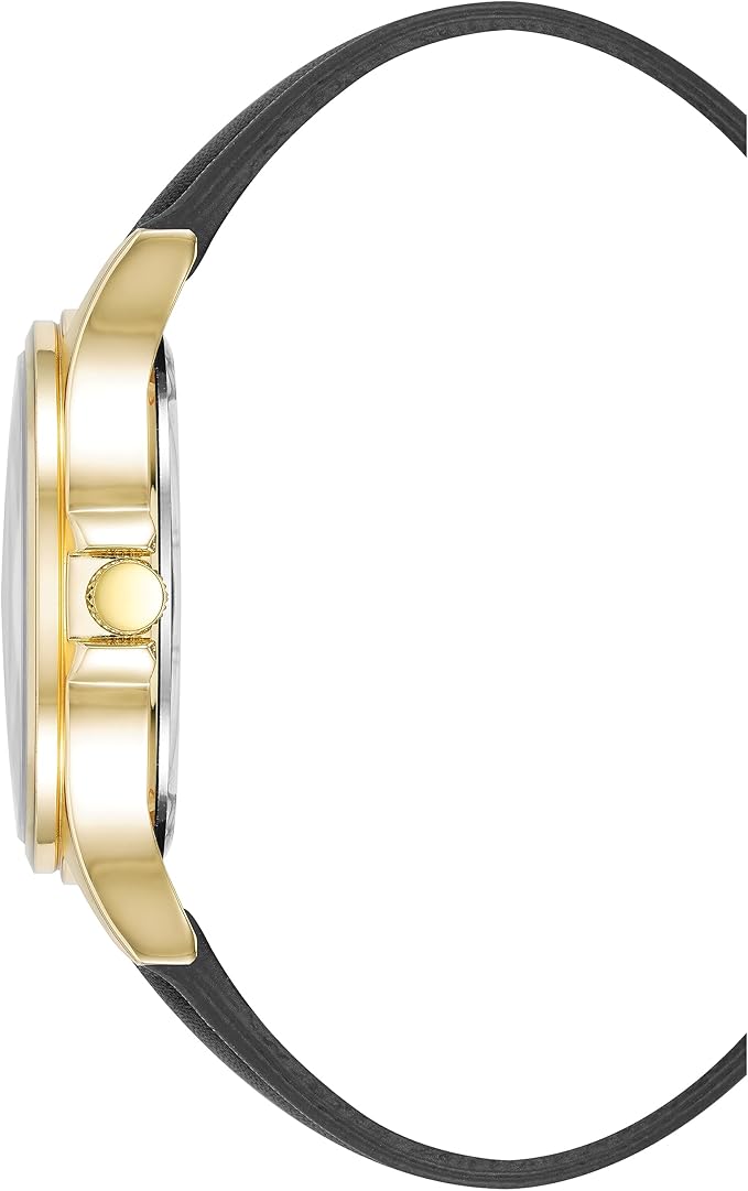 Amazon Essentials Men's Easy to Read 42mm Leather Band Analog Watch