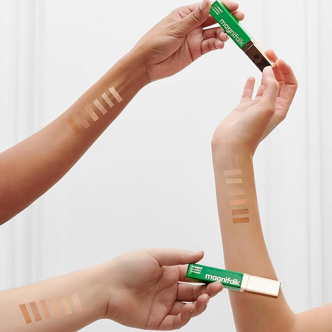 Magnifaik On The Ball! - Concealer with Natural Ingredient - Under Eye Concealer Hides Redness and Imperfections - Vegan Make Up - 20BD - 0.21 oz