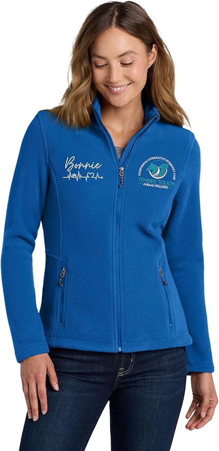 INK STITCH Women L217 Custom Stitching Embroidery Fleece Jackets - Multicolors