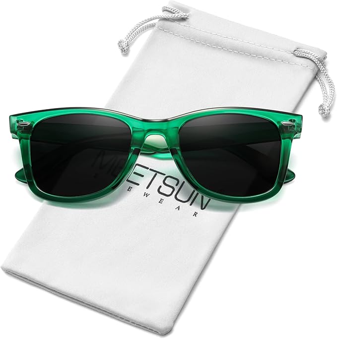 MEETSUN Polarized Sunglasses for Women Men Classic Retro Square Frame Driving Sun Glasses UV Protection
