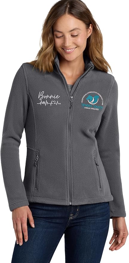 INK STITCH Women L217 Custom Stitching Embroidery Fleece Jackets - Multicolors