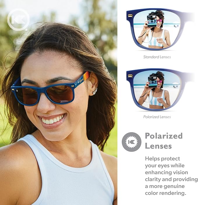 Knockaround Fort Knocks Polarized Sunglasses for Men & Women - UV400 Protection