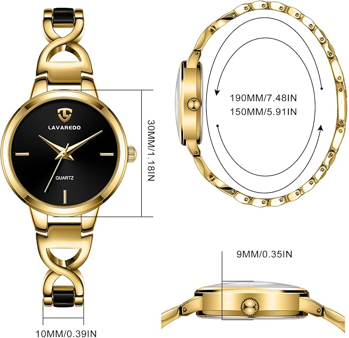 NN BEN NEVIS Gold Watches for Women Elegant Classic Minimalist Watch with Fashion Bracelet Luxury Birthday Gifts