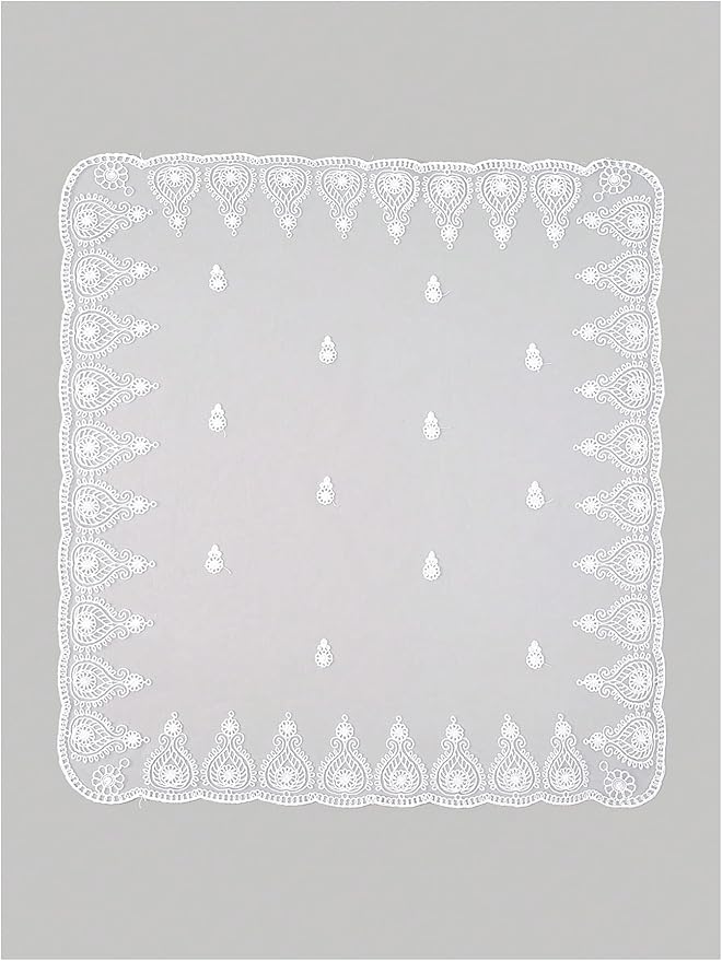 Floerns Women's Flower Embroidery Hair Scarf Headband Sheer Lace Hair Bandana