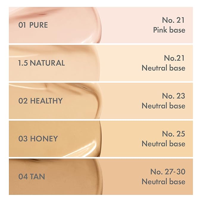 Amuse SEOUL Dew Power Vegan Cushion Foundation (1.5 NATURAL) | Dewy, glow, long-lasting, double coverage, clean beauty, lightweight, natural look, hydrating cushion