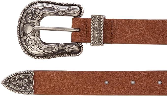 Lucky Brand Women's Western-Inspired Leather Belt | Classic | American Heritage | Casual | Vintage | Cowboy