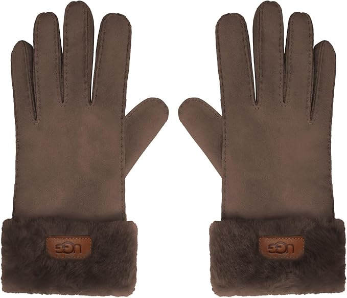 UGG womens Turn Cuff Water Resistant Sheepskin Gloves