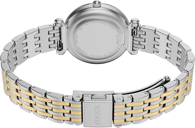 Fossil Women's Carlie Quartz Stainless Steel Three-Hand Watch