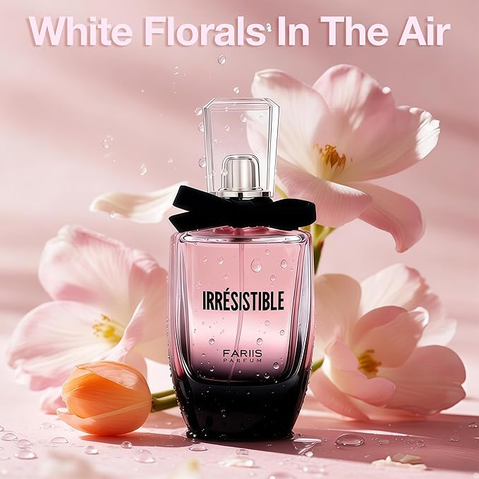 IRRESISTIABLE Women's Cologne-Style Perfume 100ml White Floral & Woody Eau de Orange Blossom & Vetiver Gift Fragrance
