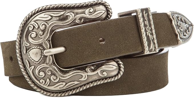 Lucky Brand Women's Western-Inspired Leather Belt | Classic | American Heritage | Casual | Vintage | Cowboy