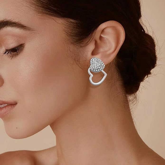 Gold Jewelry Set 18K Gold Accessories for Women Jewelry Set Wedding Bridal Fashion Jewelry Sets Women Accessories Bracelets Earrings and Rings Sweetheart Gifts